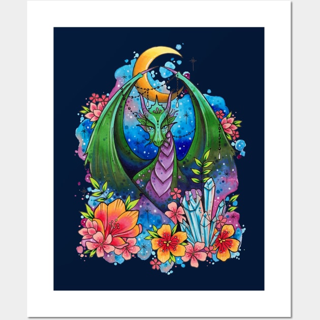 Mystical Dragon Design by Lorna Laine Wall Art by Lorna Laine